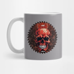 Red Skull Culture, Festival t-shirt, Unisex t-shirt, tees, men's t-shirt, women's t-shirt, summer t-shirt, trendy t-shirt with horns, gifts Mug